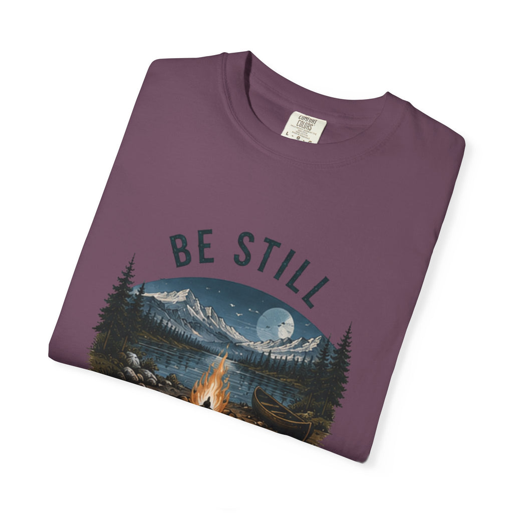Be Still and Know T-Shirt — Campfire Mountain Christian Graphic Tee