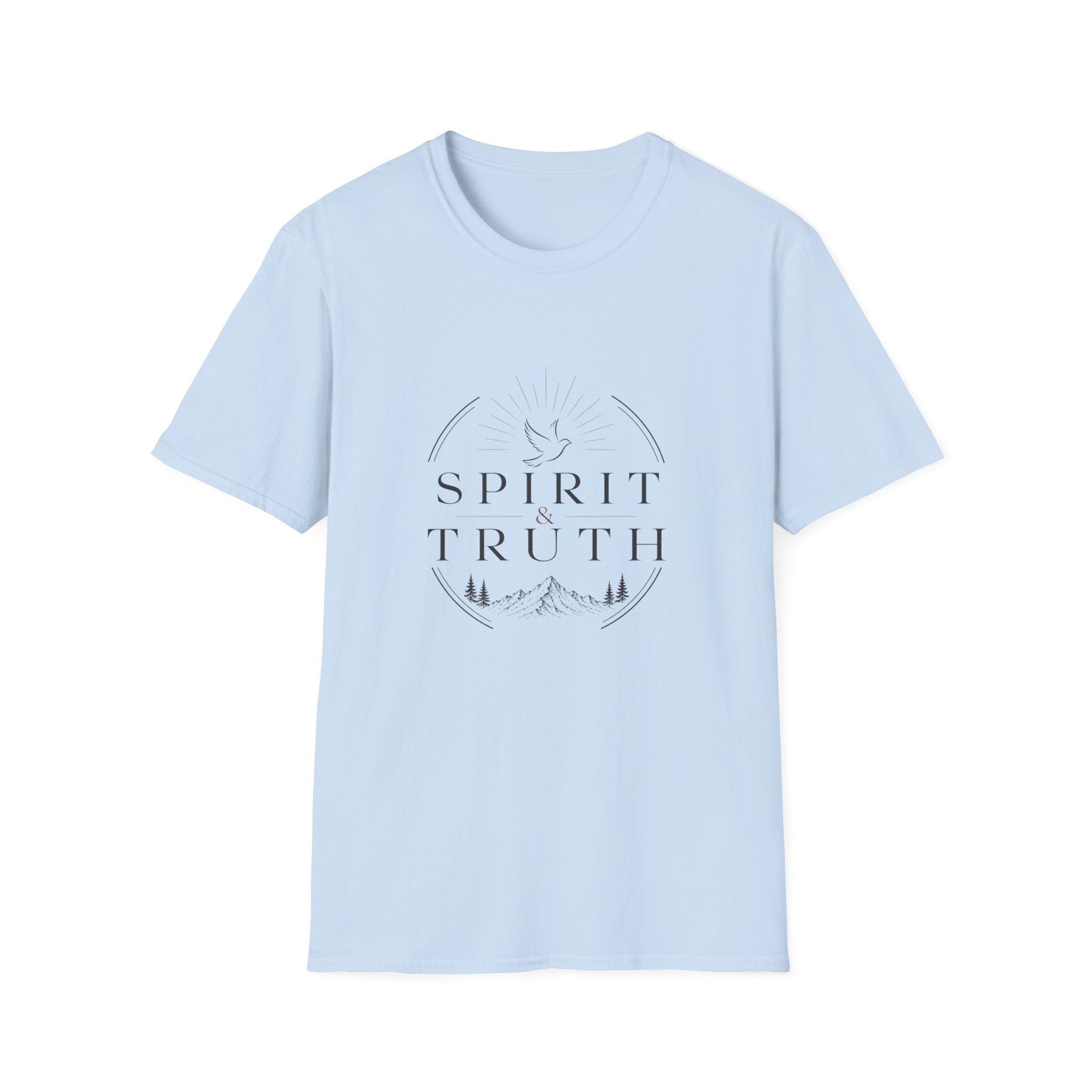 Spirit & Truth Mountain T-Shirt — Inspirational Faith Graphic Tee