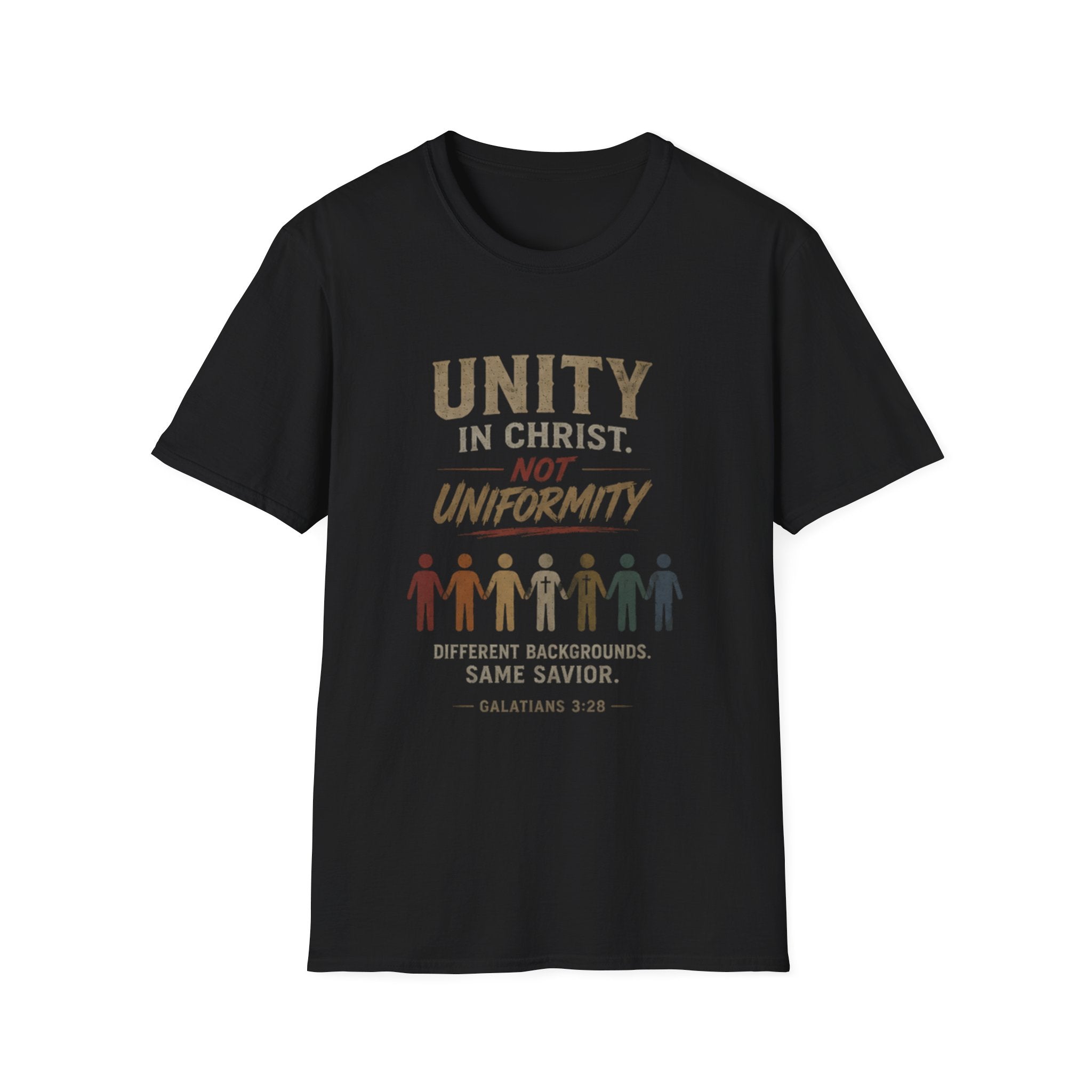Unity in Christ T-Shirt — "Unity in Christ, Not Uniformity" Christian Faith Tee