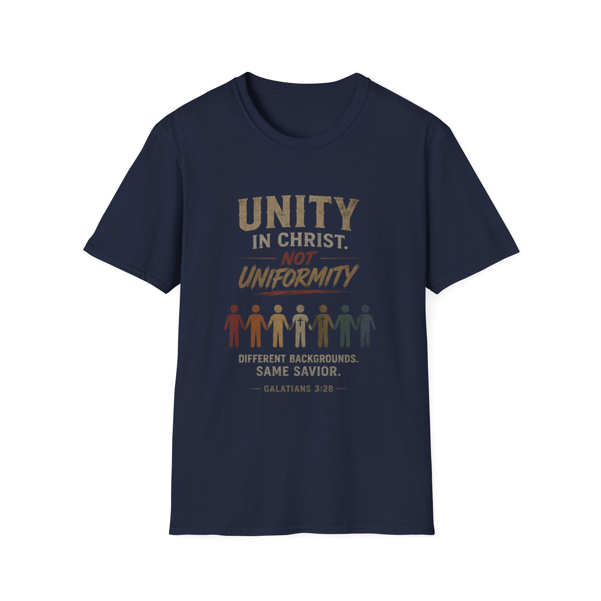 Unity in Christ T-Shirt — "Unity in Christ, Not Uniformity" Christian Faith Tee