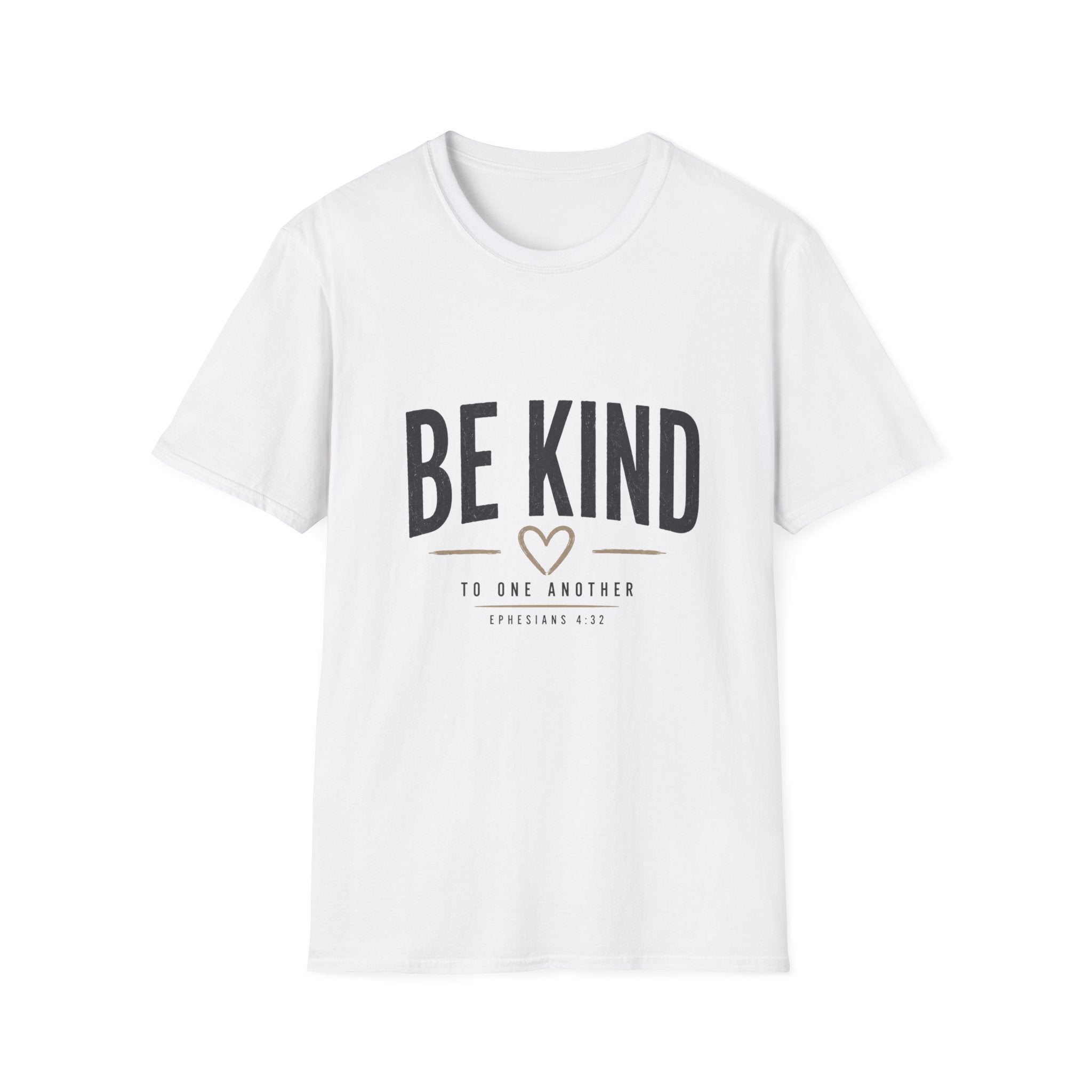 Be Kind T-Shirt — Inspirational Heart Graphic Tee (Be Kind to One Another)
