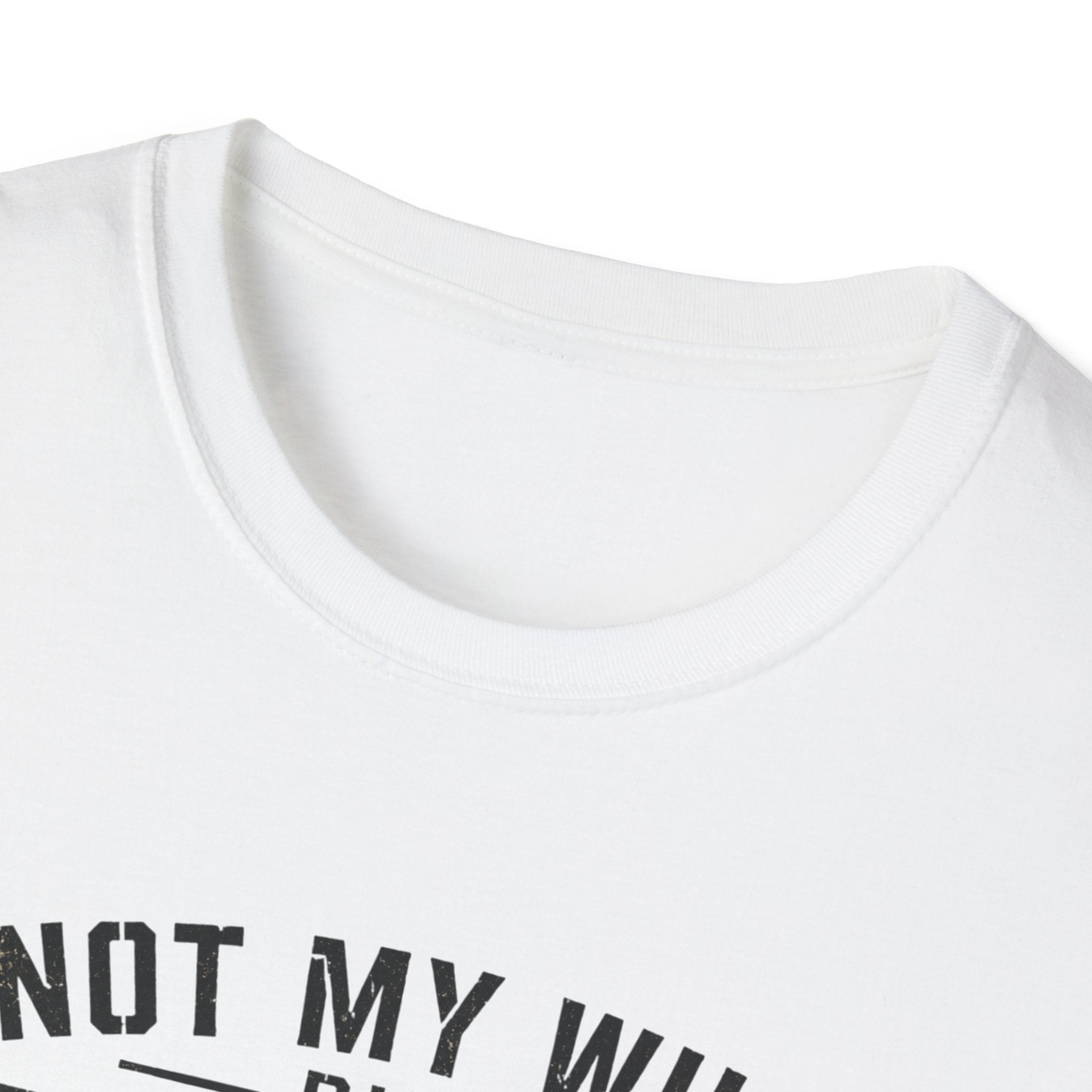 Not My Will But Yours Christian T-Shirt — Faith Cross Prayer Graphic Tee
