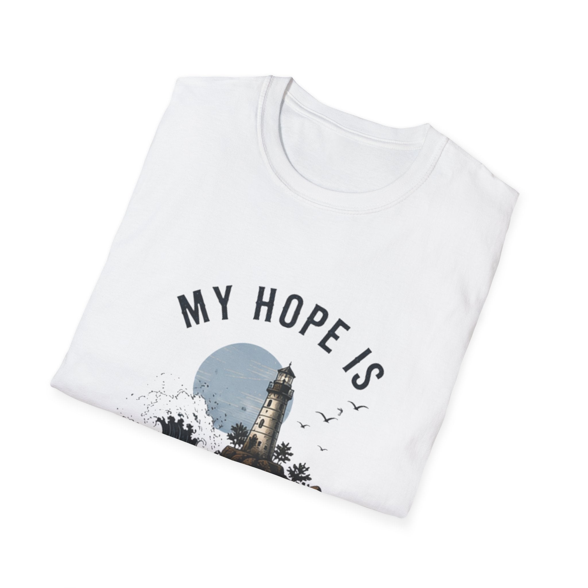My Hope Is Anchored T-Shirt — Lighthouse Faith Graphic Tee