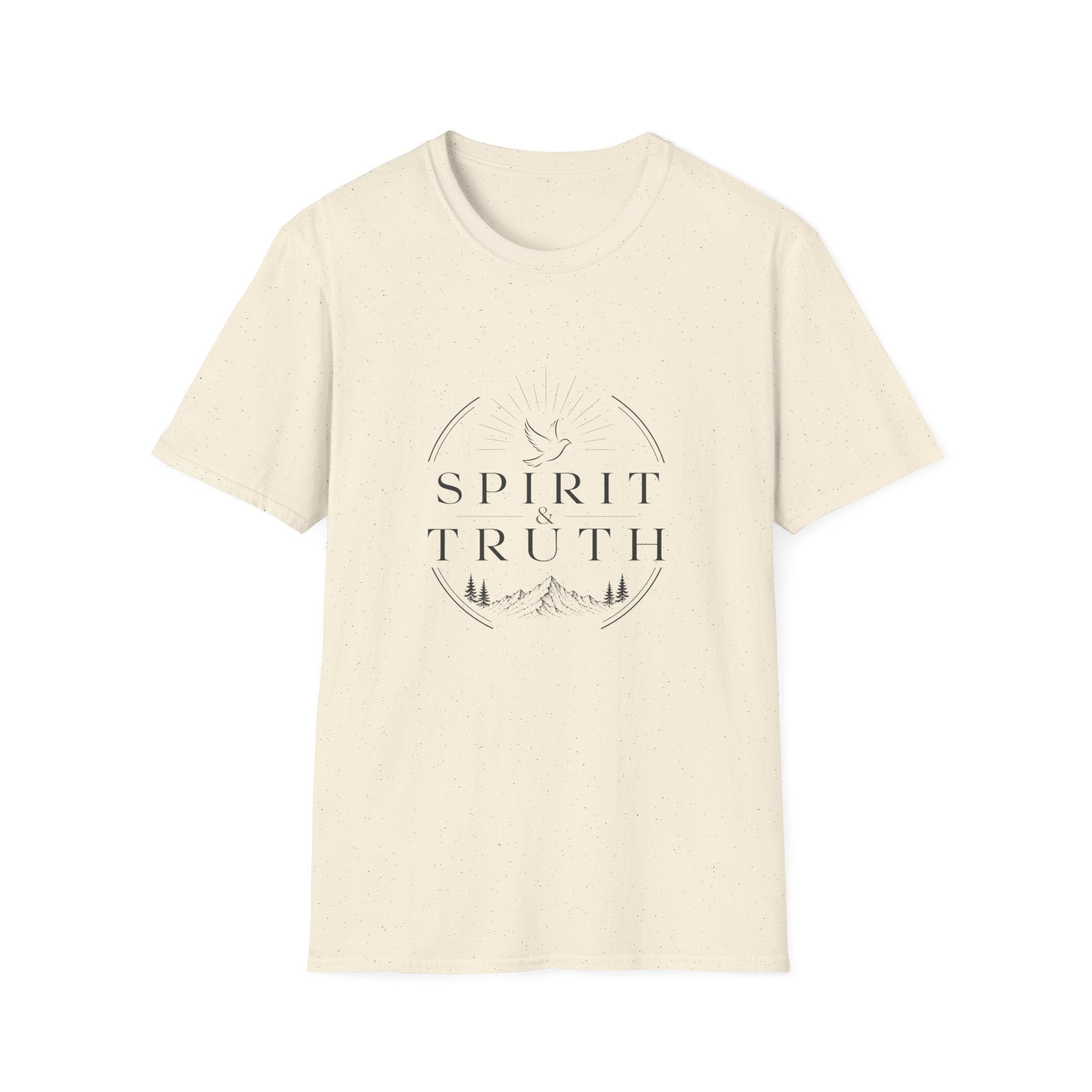 Spirit & Truth Mountain T-Shirt — Inspirational Faith Graphic Tee