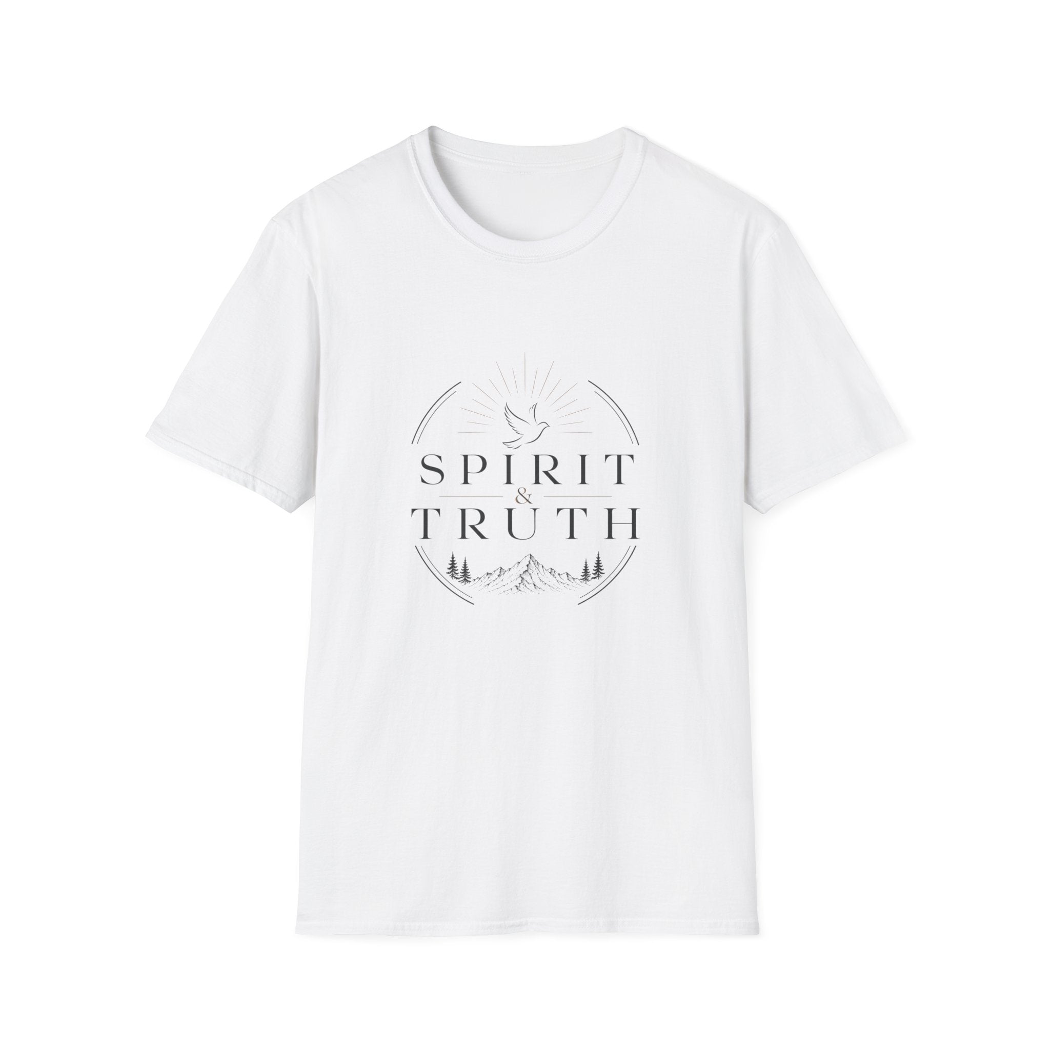 Spirit & Truth Mountain T-Shirt — Inspirational Faith Graphic Tee