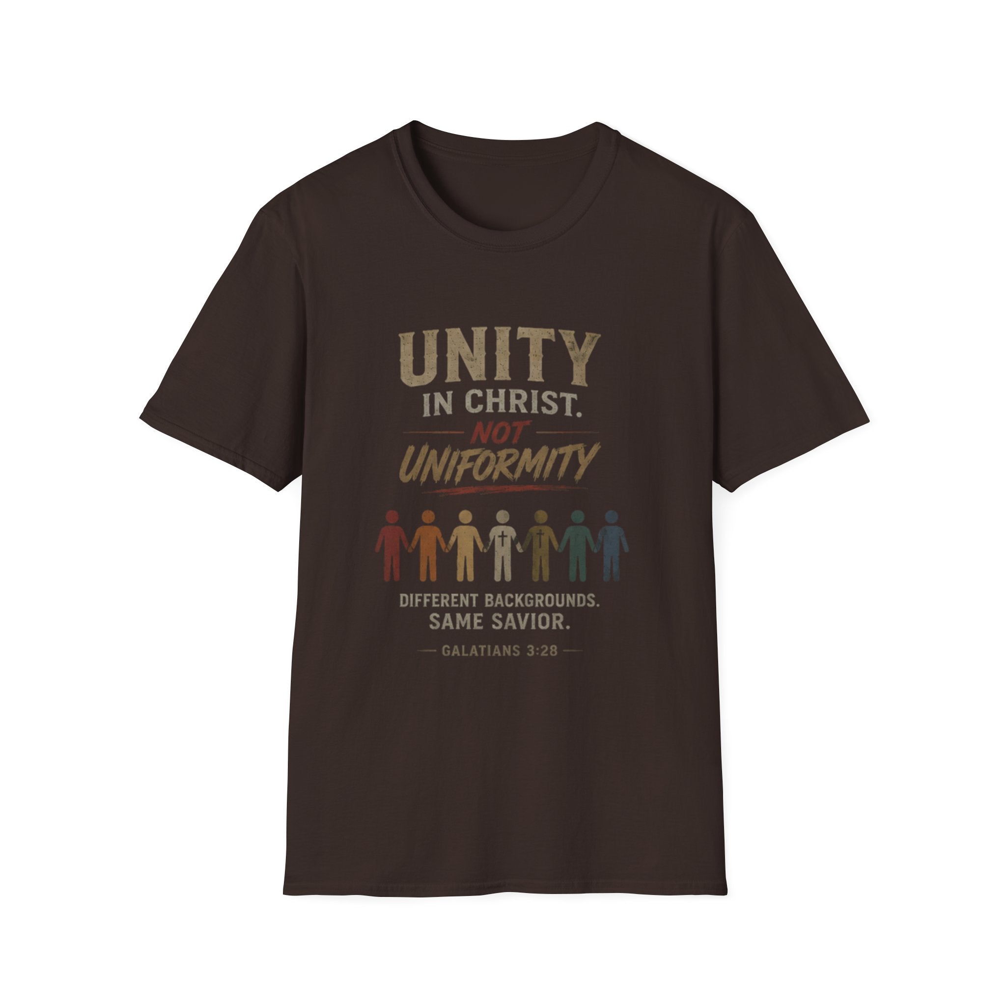 Unity in Christ T-Shirt — "Unity in Christ, Not Uniformity" Christian Faith Tee