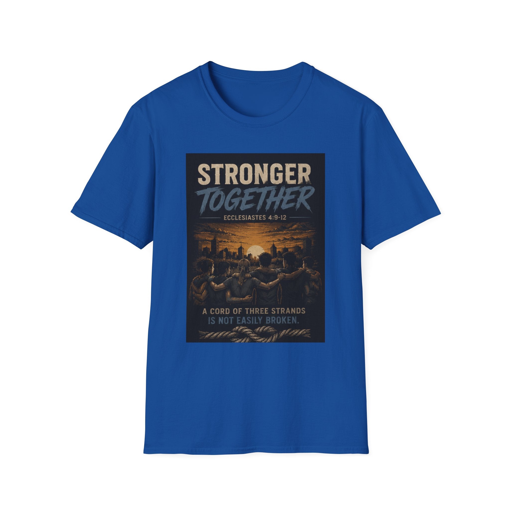 Stronger Together T-Shirt — Inspirational Community Unity Tee