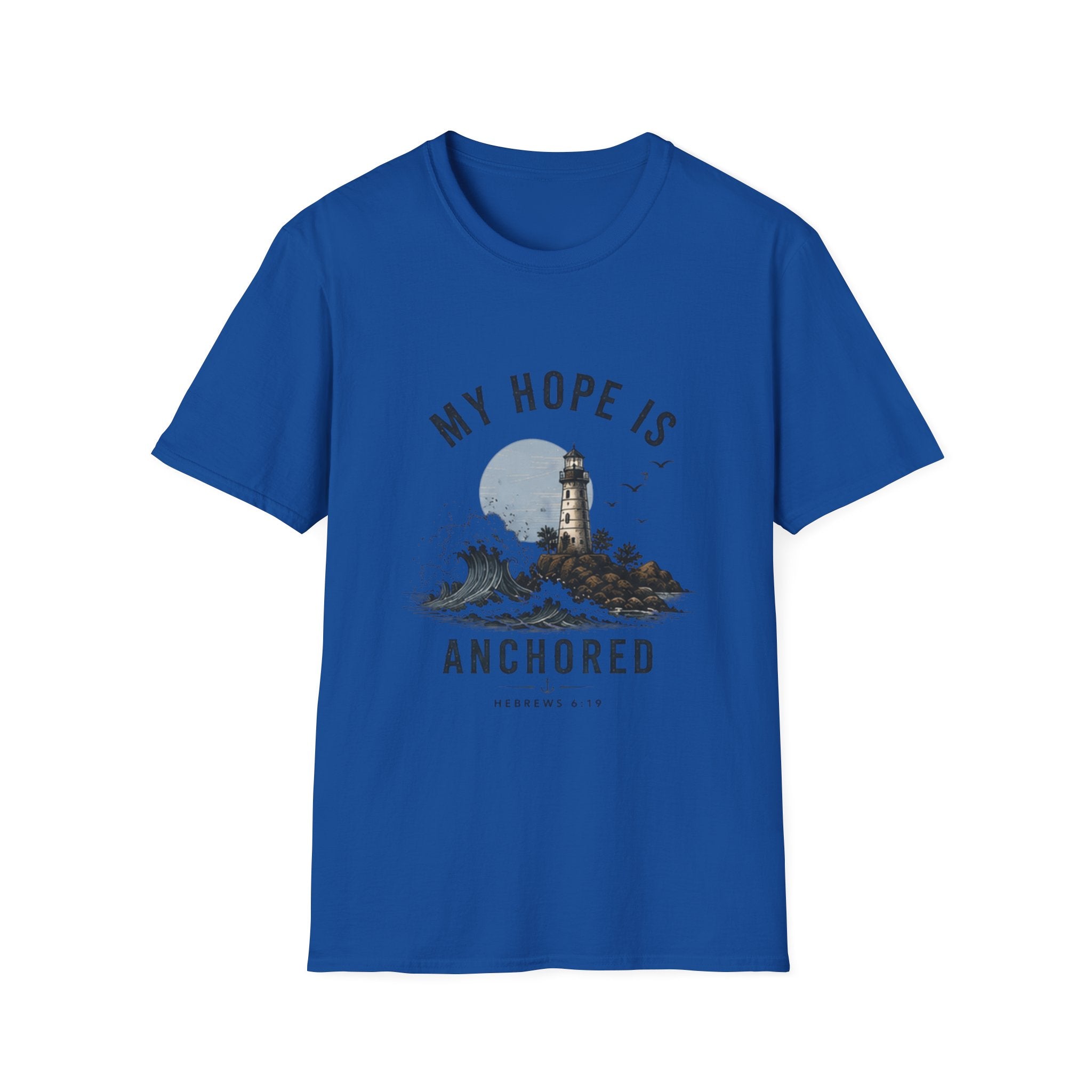 My Hope Is Anchored T-Shirt — Lighthouse Faith Graphic Tee
