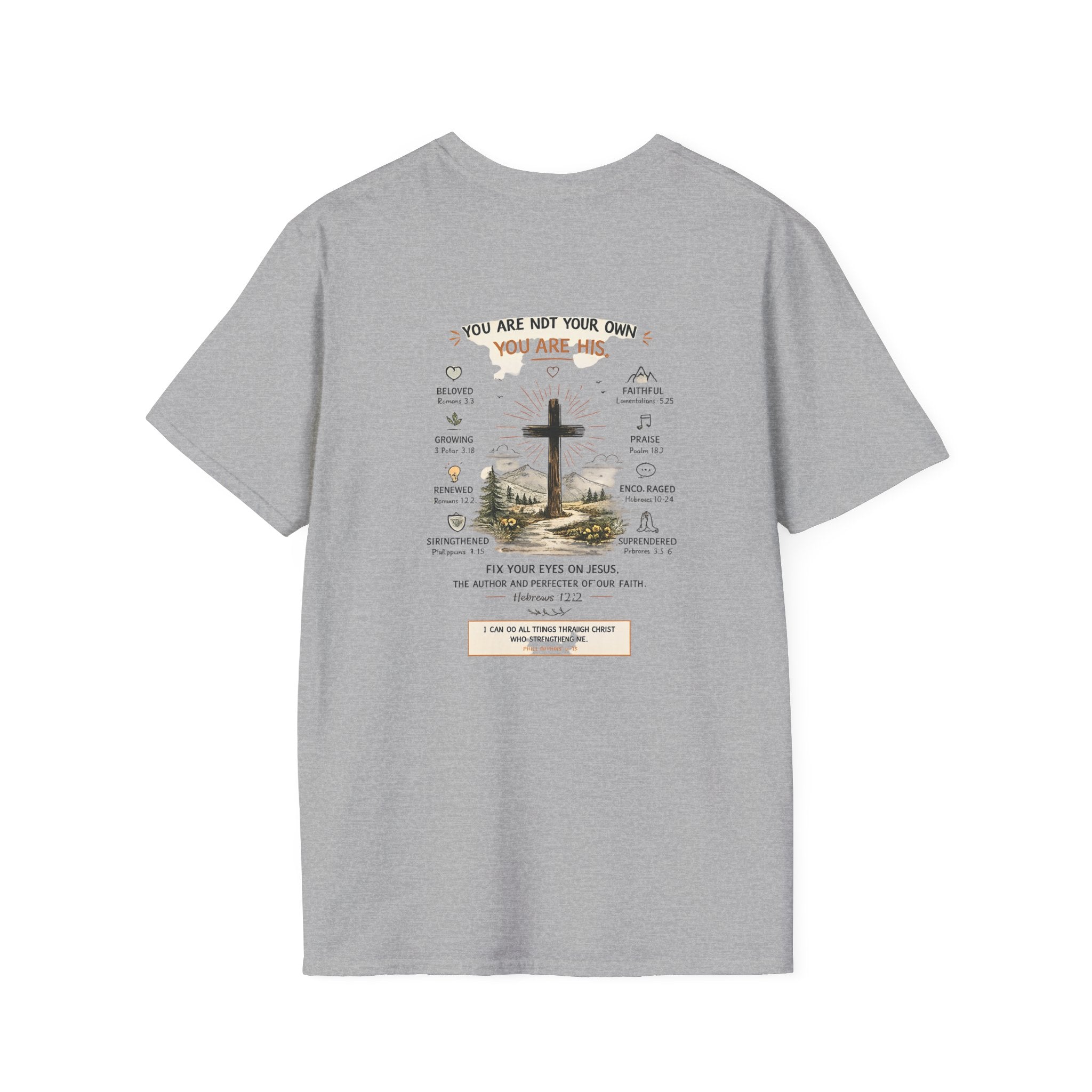 Rooted in Christ T-Shirt — Inspirational Christian Faith Tee