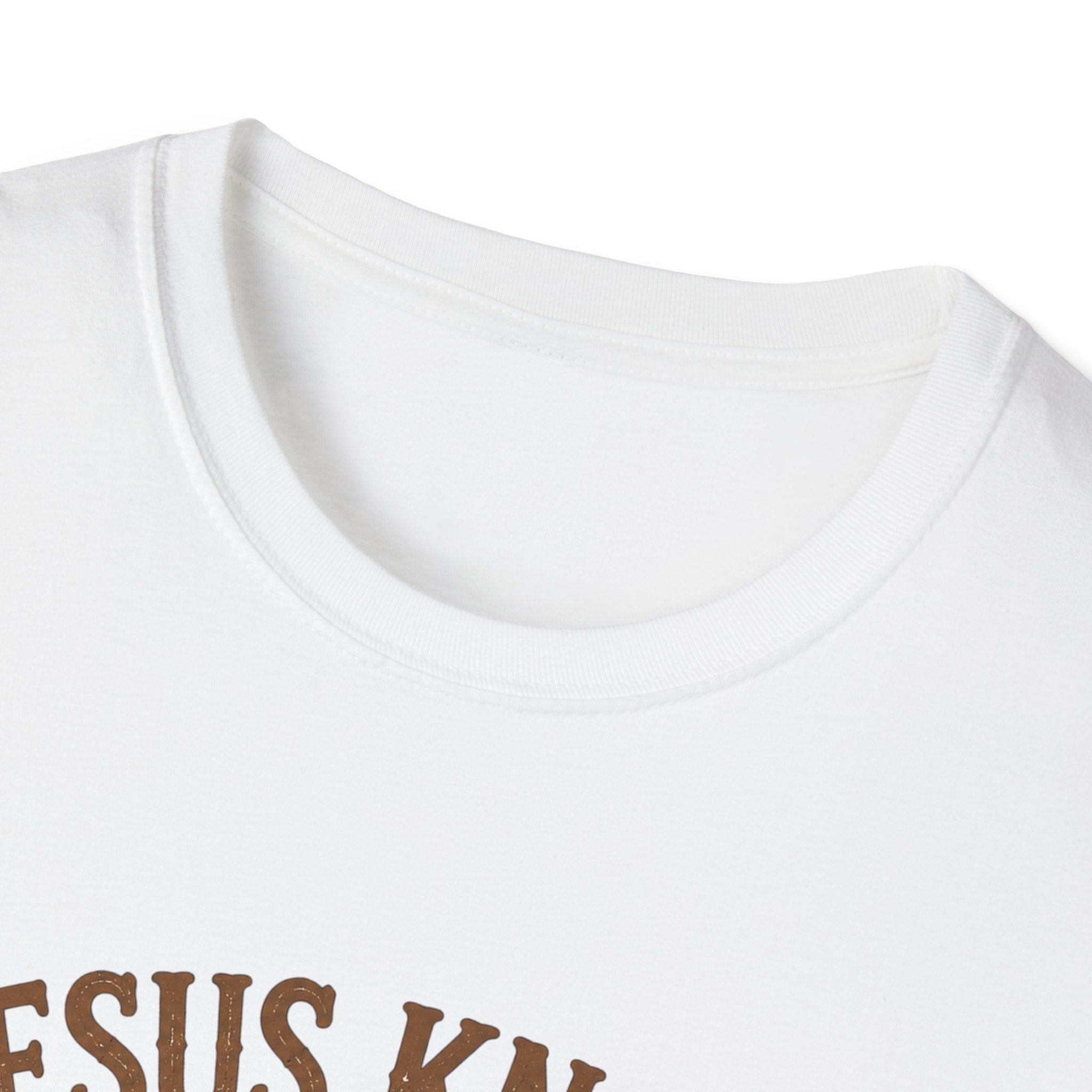 T-Shirt — "Jesus Knows I’m Trying" Daisy Faith Tee
