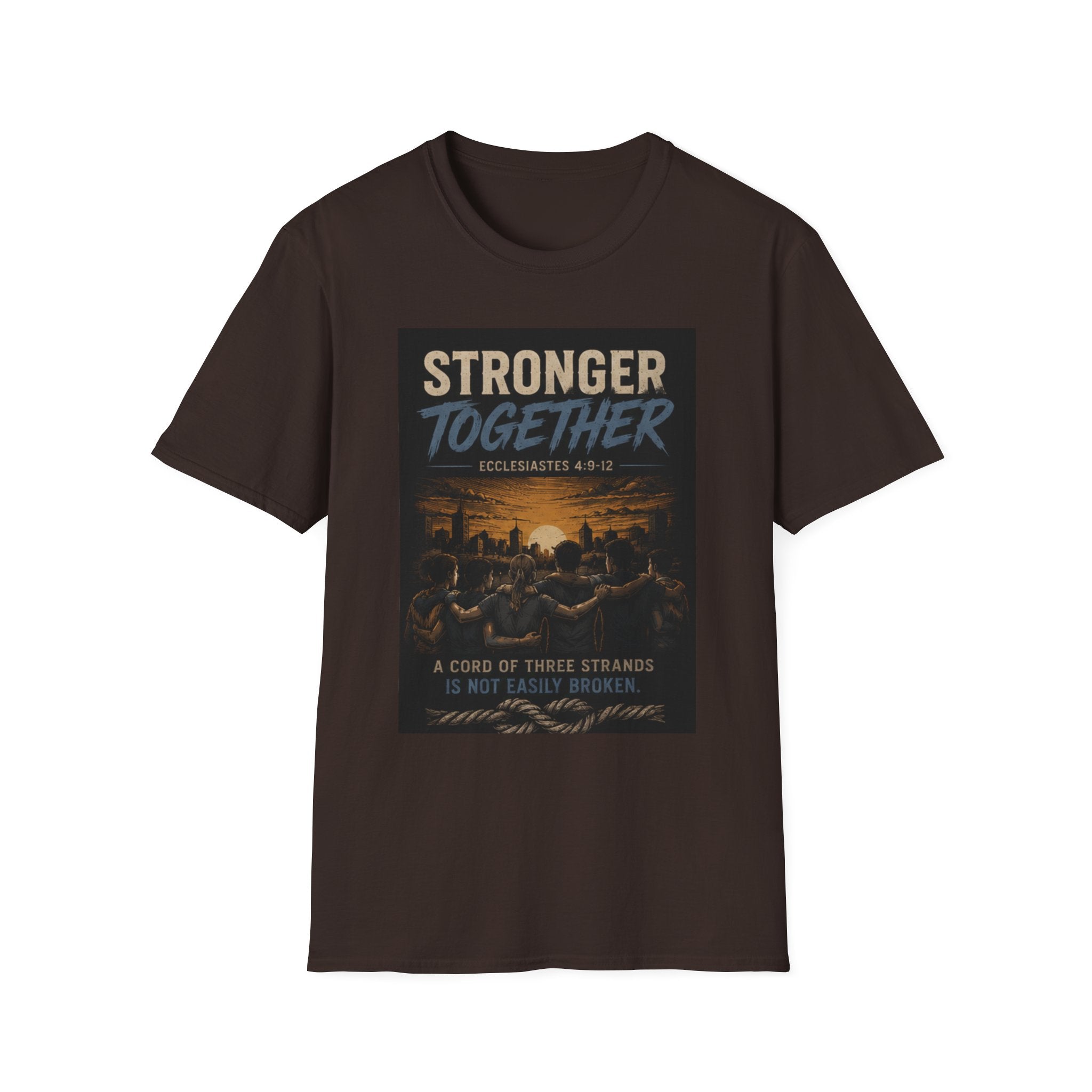 Stronger Together T-Shirt — Inspirational Community Unity Tee