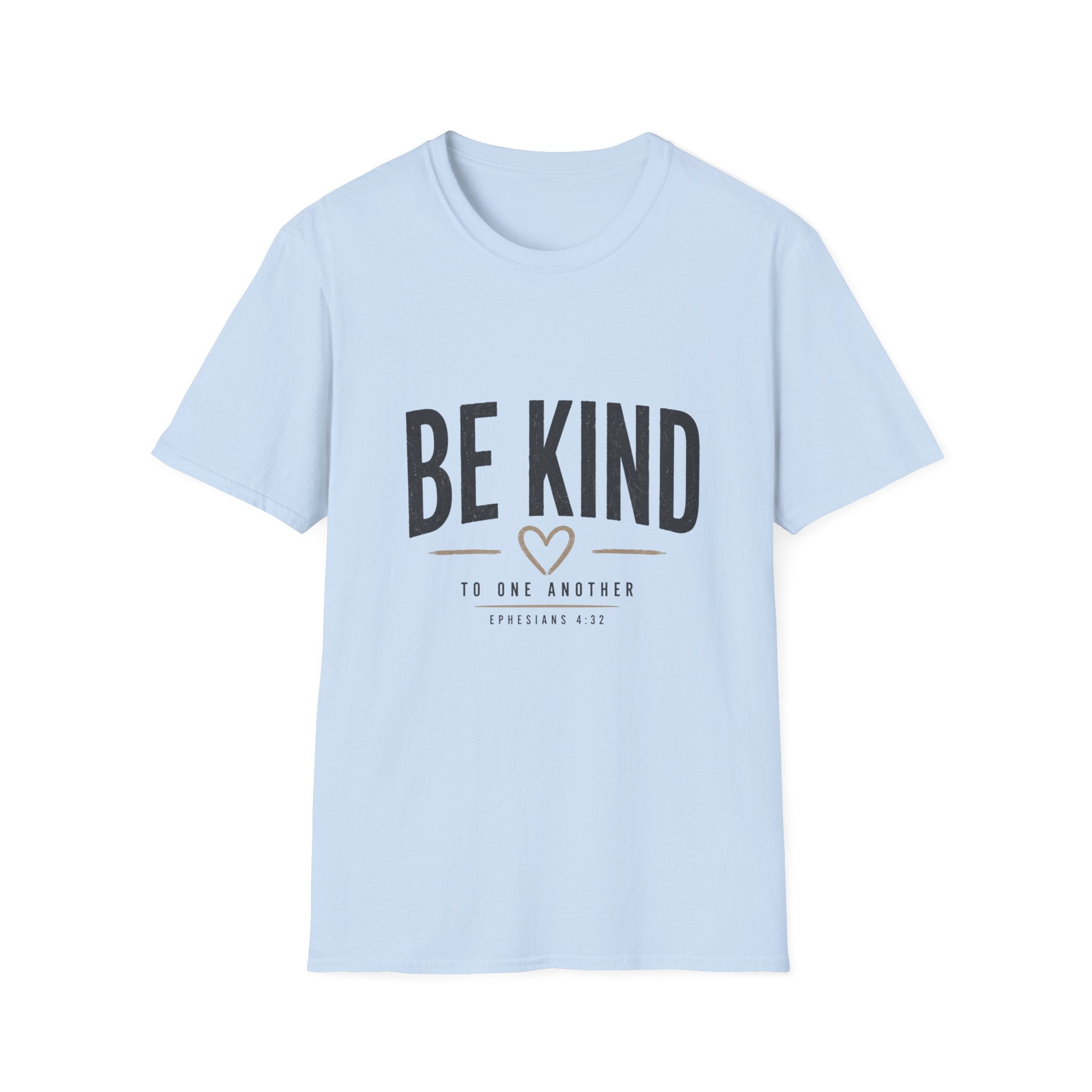 Be Kind T-Shirt — Inspirational Heart Graphic Tee (Be Kind to One Another)