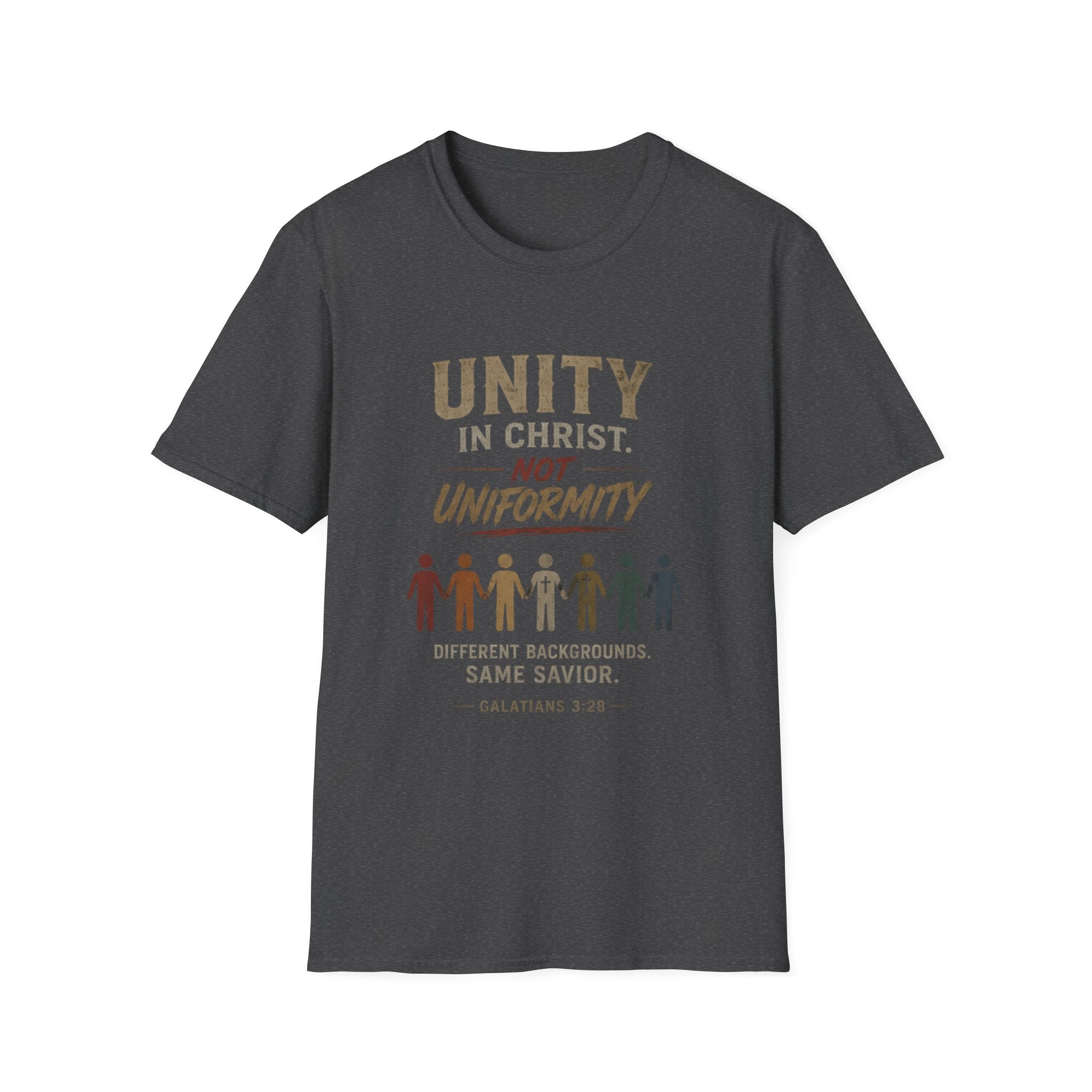 Unity in Christ T-Shirt — "Unity in Christ, Not Uniformity" Christian Faith Tee