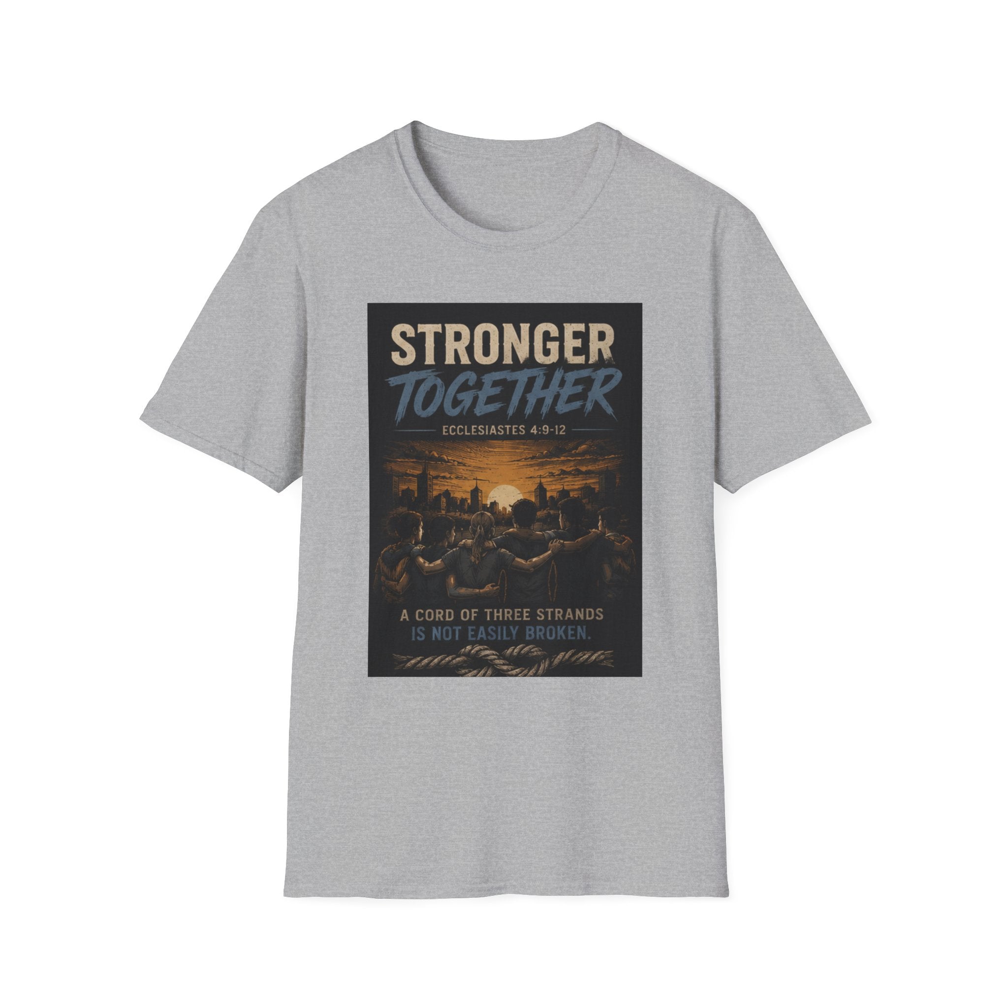 Stronger Together T-Shirt — Inspirational Community Unity Tee