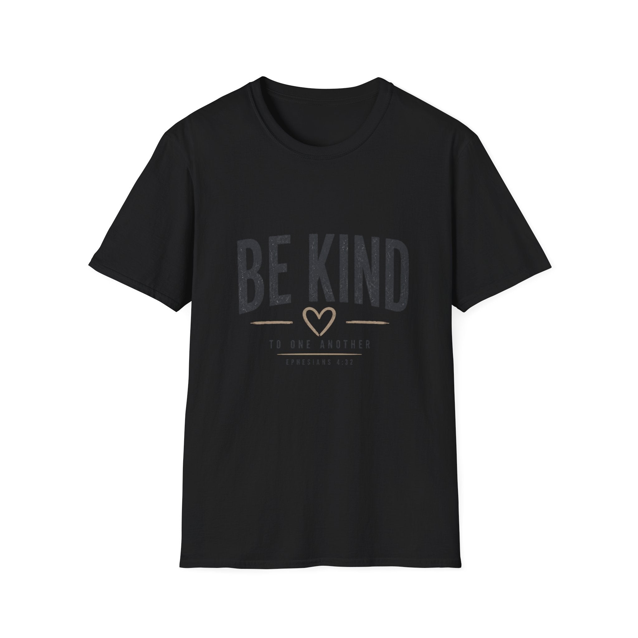 Be Kind T-Shirt — Inspirational Heart Graphic Tee (Be Kind to One Another)