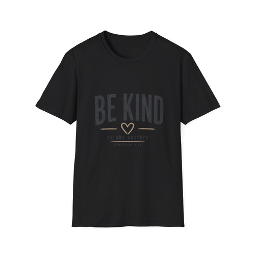 Be Kind T-Shirt — Inspirational Heart Graphic Tee (Be Kind to One Another)