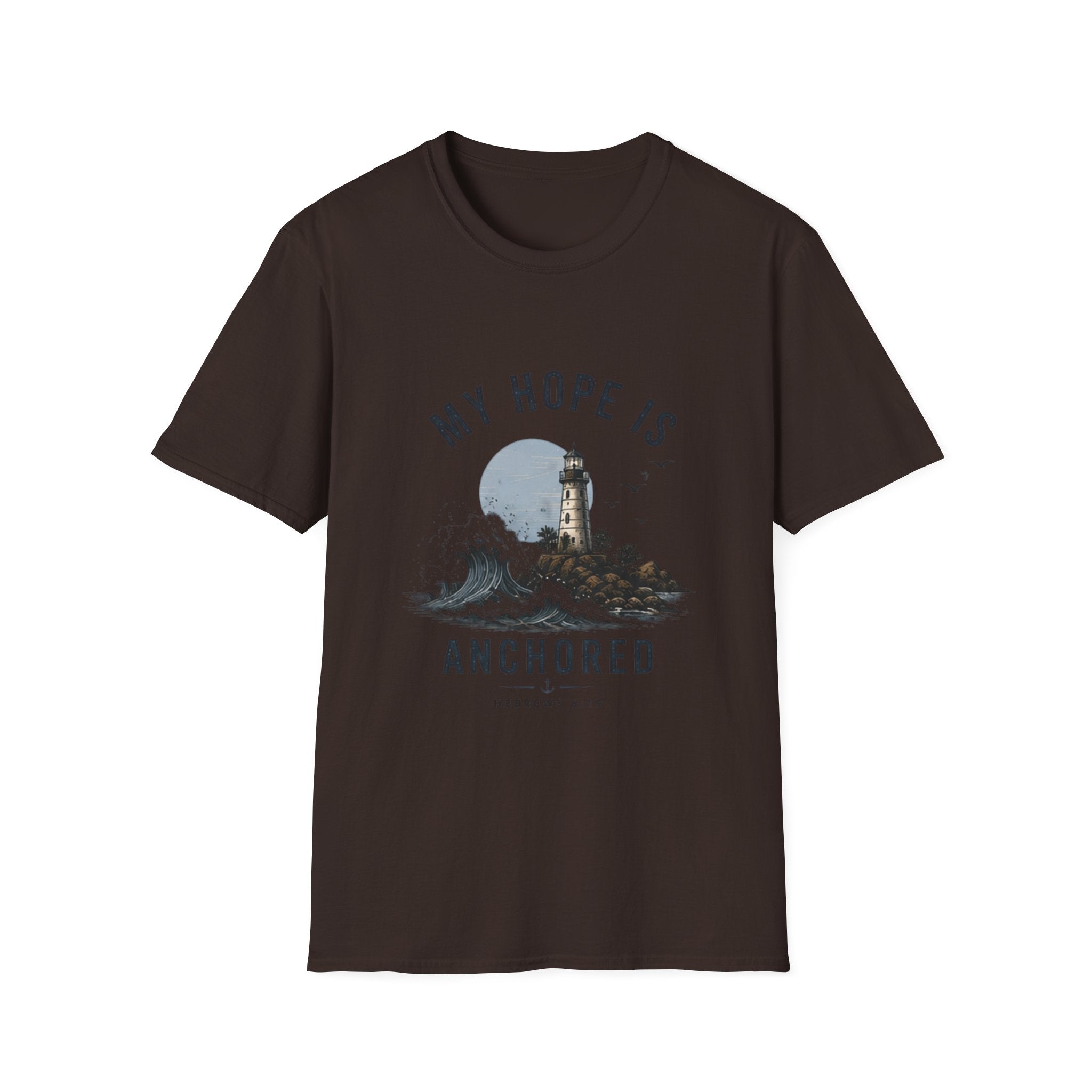 My Hope Is Anchored T-Shirt — Lighthouse Faith Graphic Tee