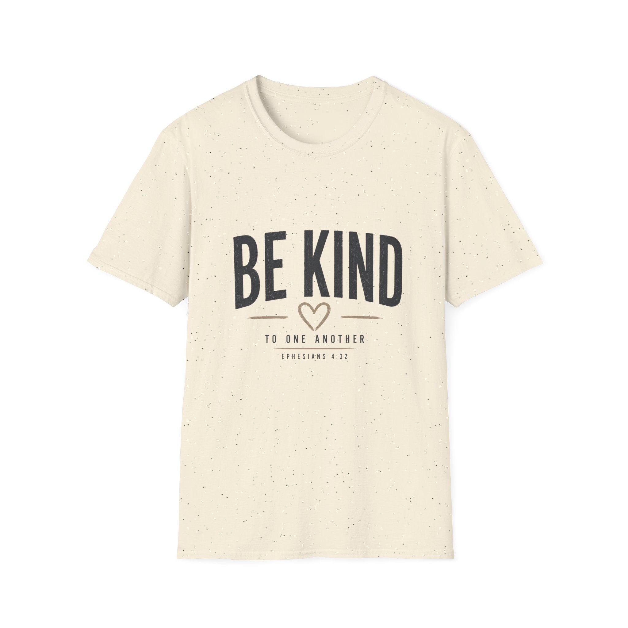 Be Kind T-Shirt — Inspirational Heart Graphic Tee (Be Kind to One Another)