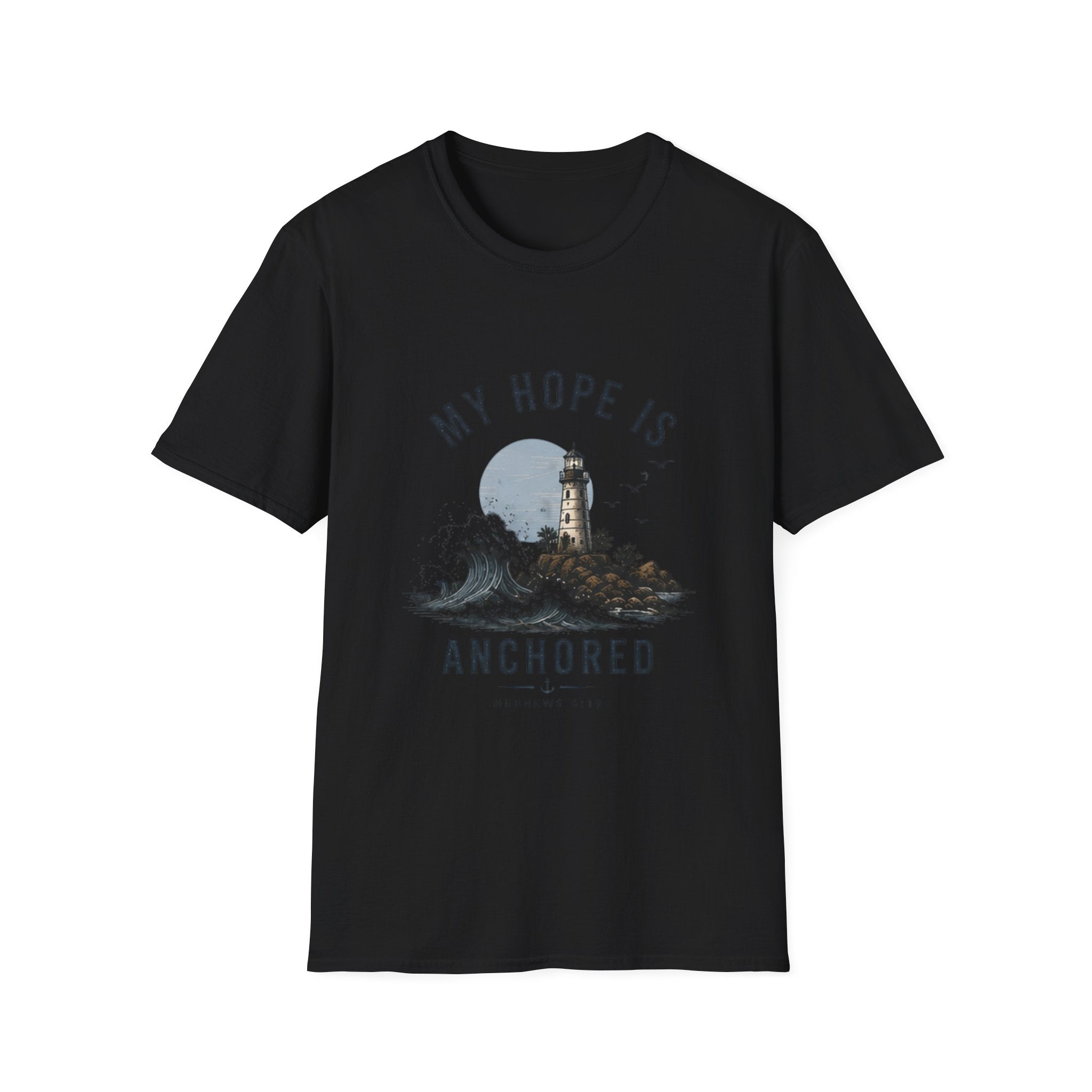 My Hope Is Anchored T-Shirt — Lighthouse Faith Graphic Tee