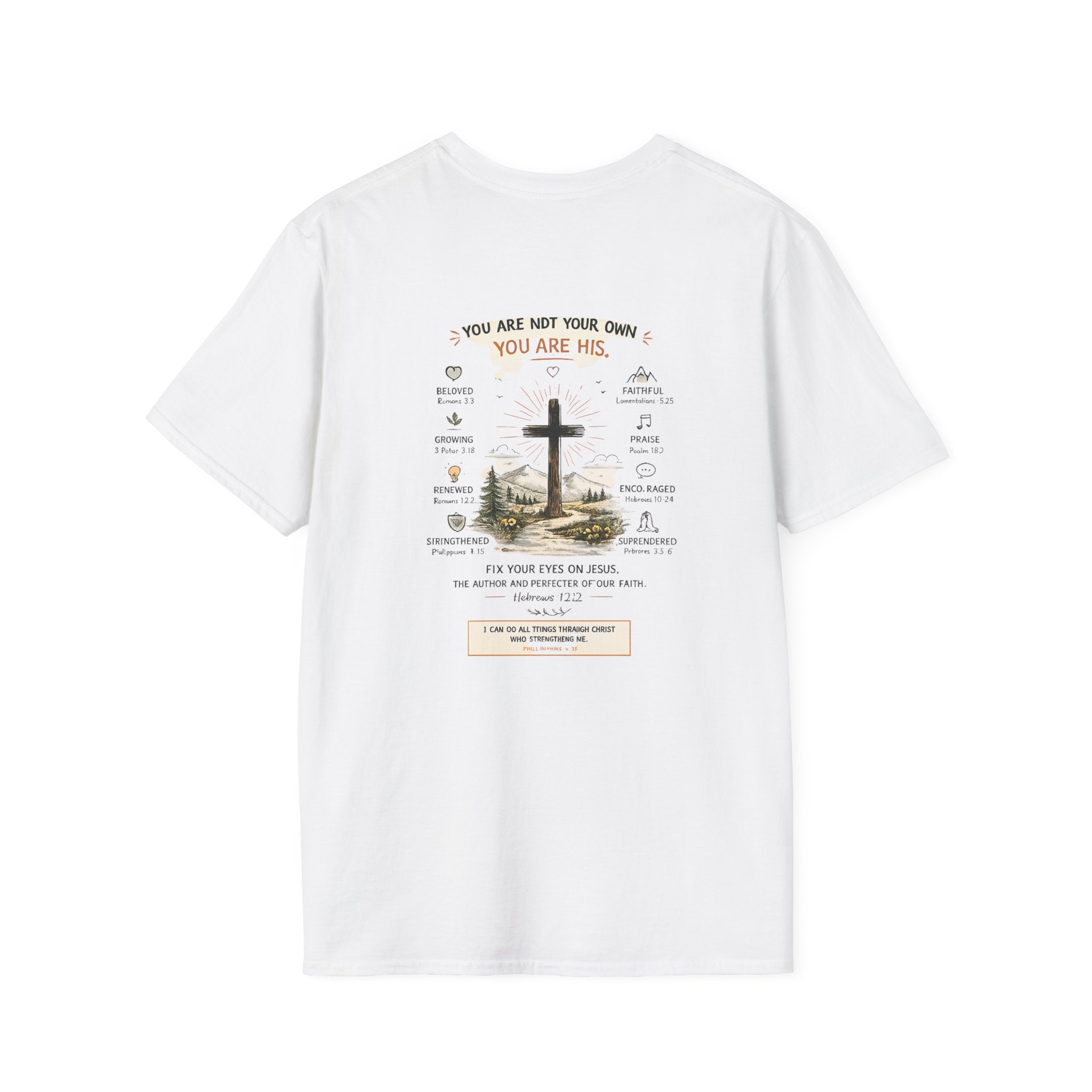 Rooted in Christ T-Shirt — Inspirational Christian Faith Tee
