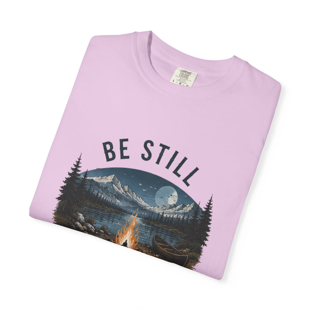 Be Still and Know T-Shirt — Campfire Mountain Christian Graphic Tee