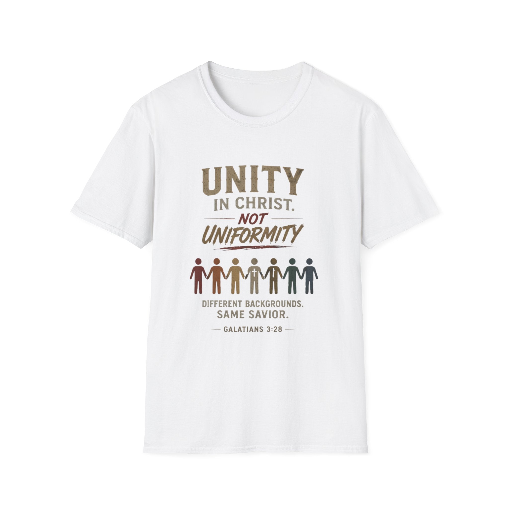 Unity in Christ T-Shirt — "Unity in Christ, Not Uniformity" Christian Faith Tee