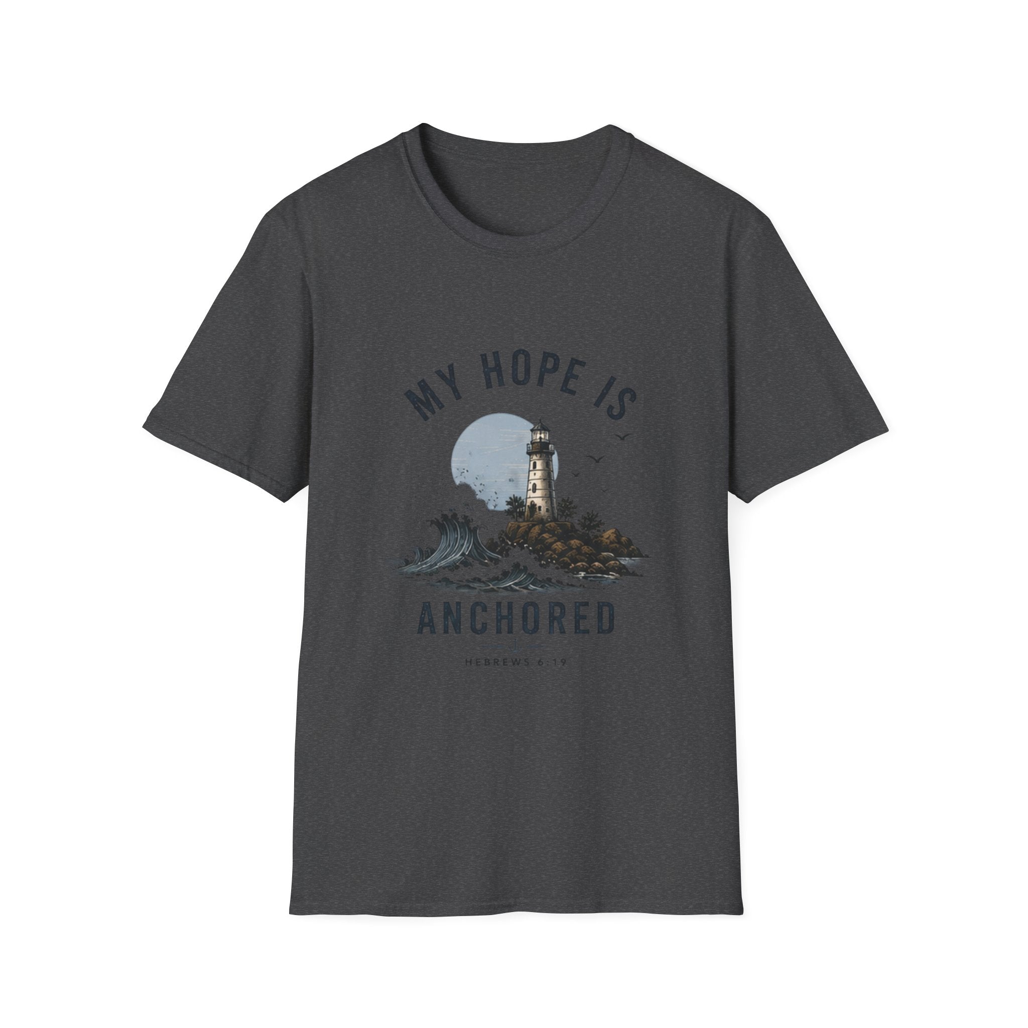 My Hope Is Anchored T-Shirt — Lighthouse Faith Graphic Tee