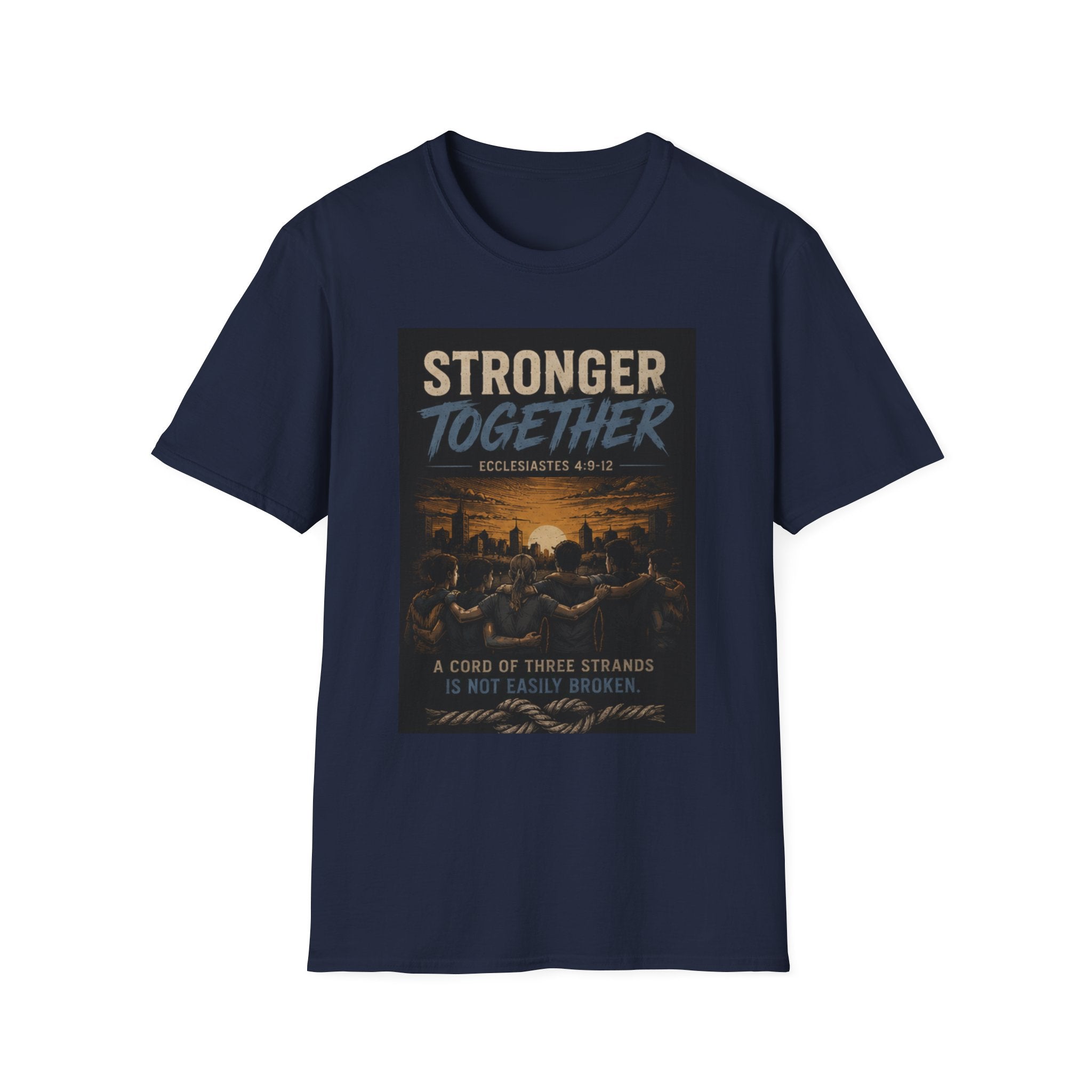 Stronger Together T-Shirt — Inspirational Community Unity Tee