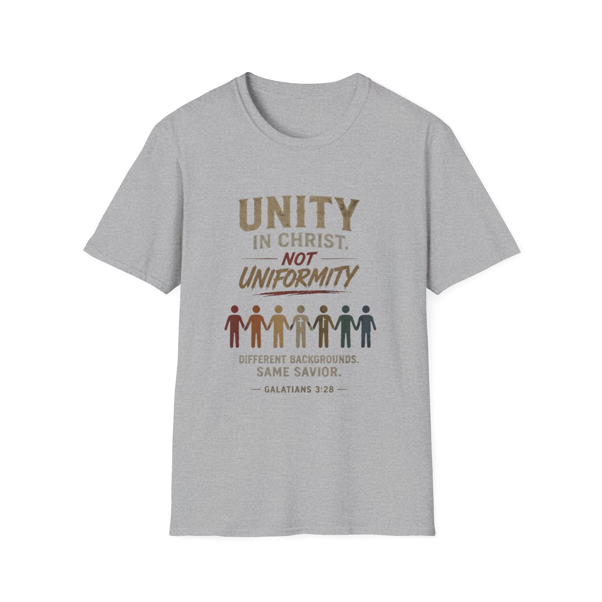 Unity in Christ T-Shirt — "Unity in Christ, Not Uniformity" Christian Faith Tee